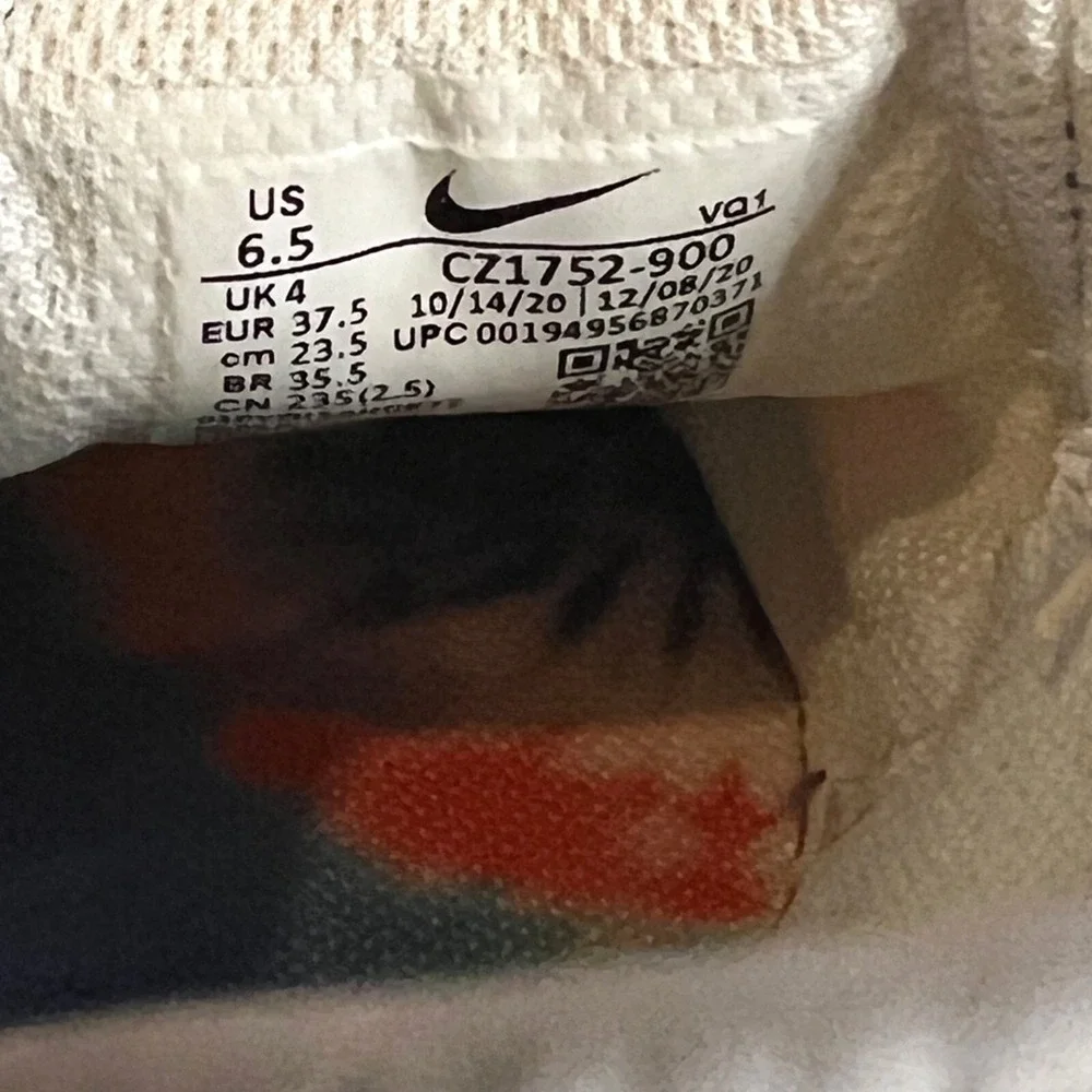 Nike Women's Court Legacy Print Slip-On Shoes‎ 6.5 Tie Dye Rainbow